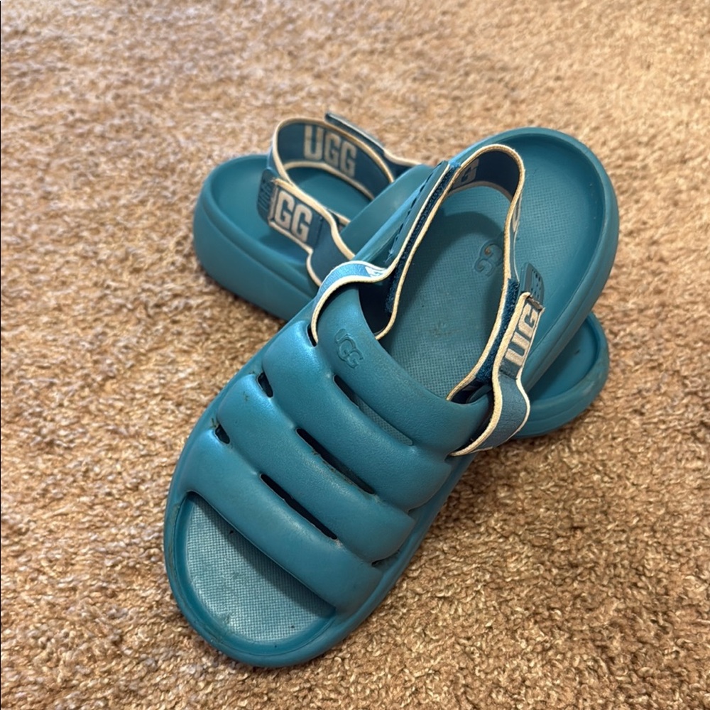 UGG Blue Sandals Slip-On Comfort